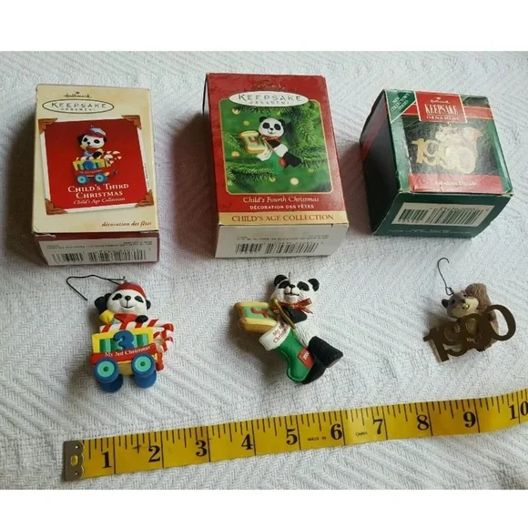 Lot of 3 Hallmark Keepsake Ornaments Christmas - Picture 7 of 7